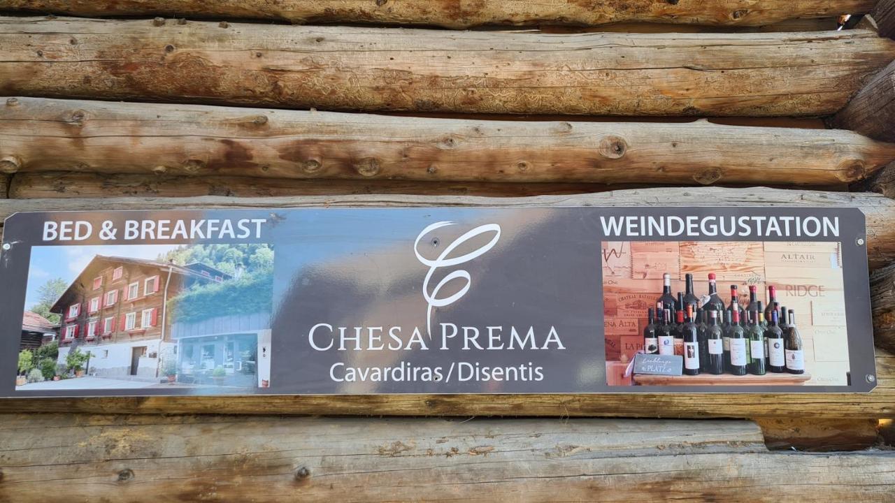 Chesa Prema Bed & Breakfast - Restaurant Disentis Exterior foto